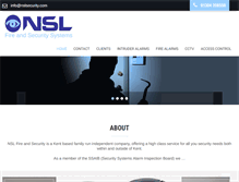 Tablet Screenshot of nslsecurity.com